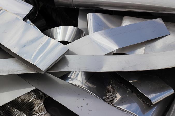 Aluminiumabfall gepresst